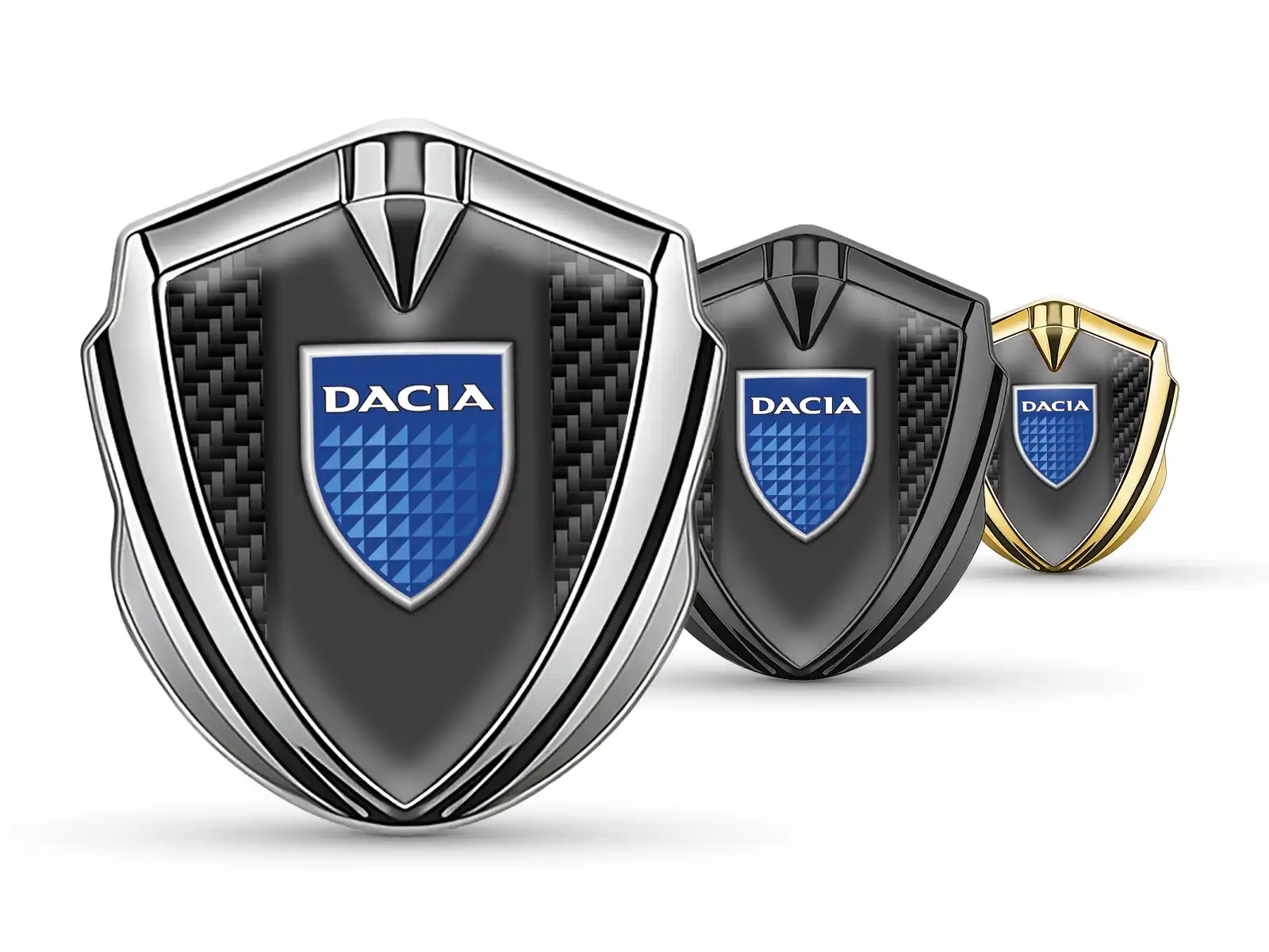 Dacia Metall Kuppel Emblem High-End Design Drift Look